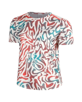 Dámske tričko ASICS Road All Over Print SS Top