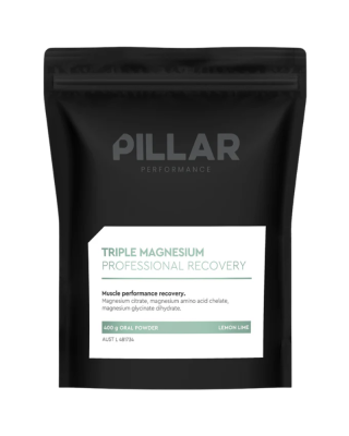 PILLAR Triple Magnesium Powder 400g - lemon lime