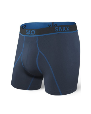 Boxerky SAXX Kinetic Hd Boxer Brief - navy/city blue