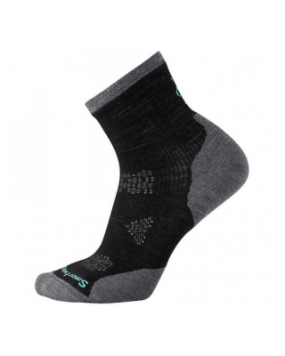 Ponožky SMARTWOOL W PHD RUN COLD WEATHER MID CREW - black