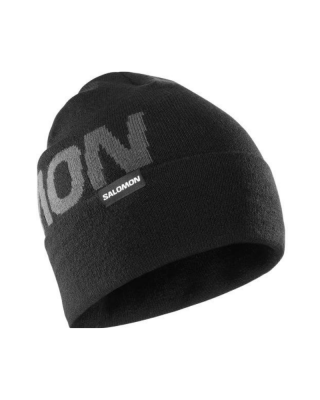 Čiapka SALOMON Hermitage Beanie - deep black