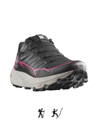 Dámská obuv SALOMON THUNDERCROSS GTX W Black/black/pink