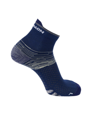 Salomon PREDICT ANKLE ASTRAL aura/yellow unisex socks