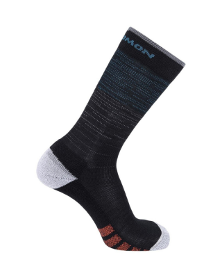 Ponožky Salomon PREDICT CREW DEEP černá/pacific unisex