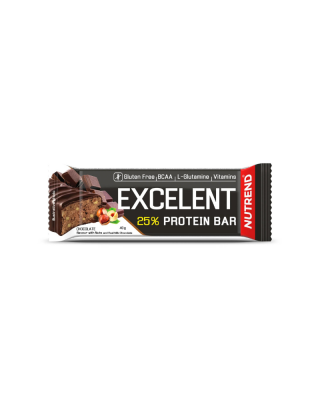 Tyčinka NUTREND EXCELENT PROTEIN BAR - čokoláda s oříšky 85g